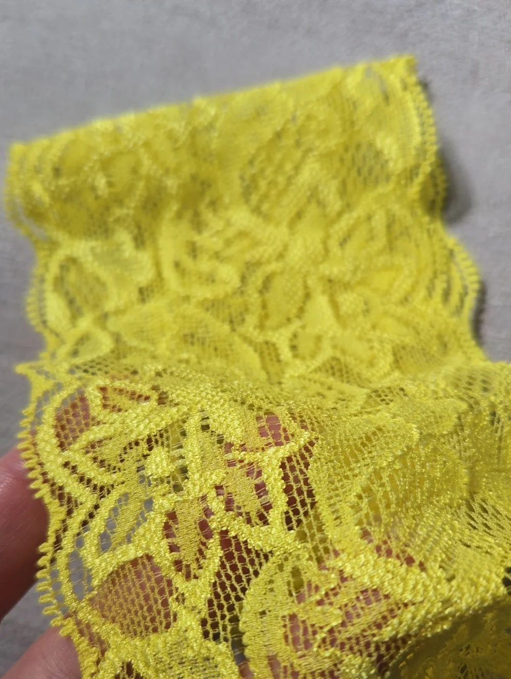 Baby Girl Yellow Lace Stretch Bow Headband Floral Toddler Hair Band Accessory
